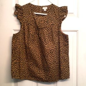 Leopard Top from J Crew